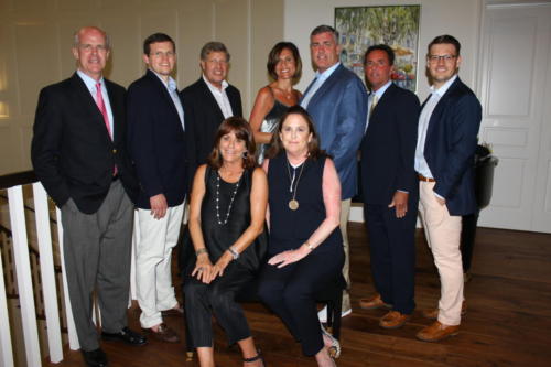 Seated: Patti Brennan, Barbara Brennan, Standing: Bob MacLaverty, Brennan Collins, Kelly Collins, Marilou Brennan, Jim Brennan, EJ Brennan, KC Collins